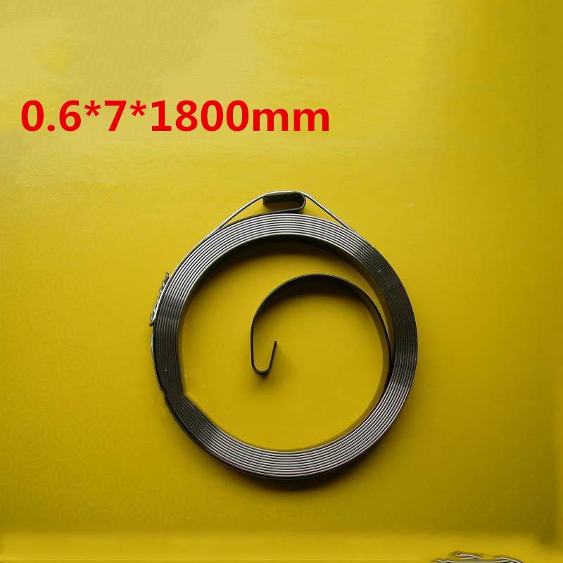 Cheap Flat Small Clock Constant Force Coil Spring Spiral Power Spring, (0.6-0.8)mm Thickness*(5-10)mm Width*(1800-3000)mm Length