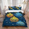 3pc Festive Atmosphere Style Cover Set - 1 Quilt Cover + 2 Pillowcases, All Seasons Bedroom Setting, Perfect for Home001