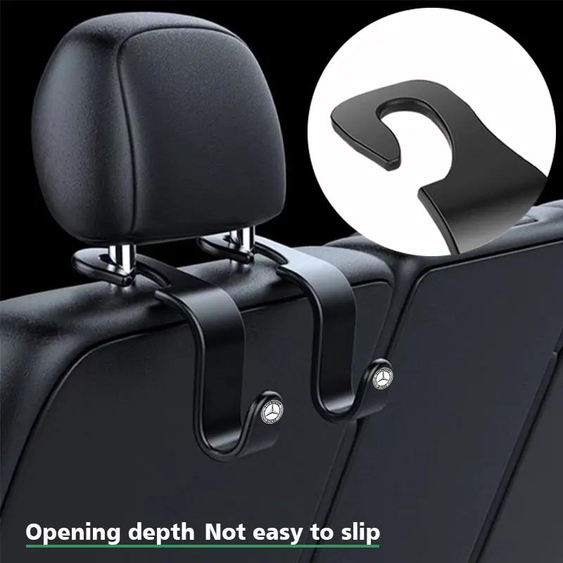 AABDS1 Car Seat Back Storage Hook Vehicle Headrest Organizer Hanger Hook Caps For Mercedes Benz AMG W204 W213 W205 W211 W212 W176
