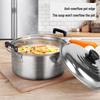American Style Stainless Steel High Pot 5-Piece Set: Deepened, Thickened Soup & Cooking Pots for Home