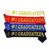 Graduation Ribbon Letter Print Adjustable Length Class of 2026 Celebration Ribbon Ceremony Outfit Accessory