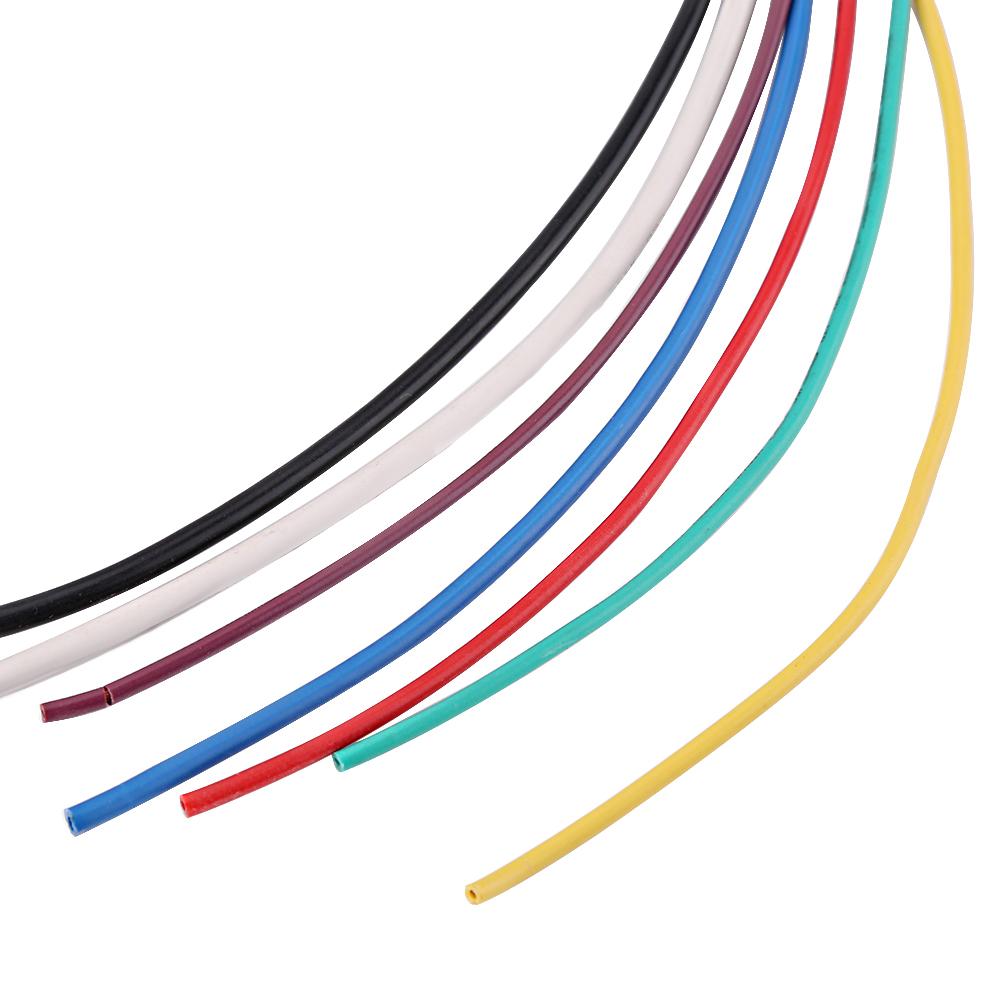 7kolíková zástrčka přívěsu Kabelový svazek Vodiče Lisovaný konektor s plochými kolíky pro RV Tažné zařízení Tažení 2 metry