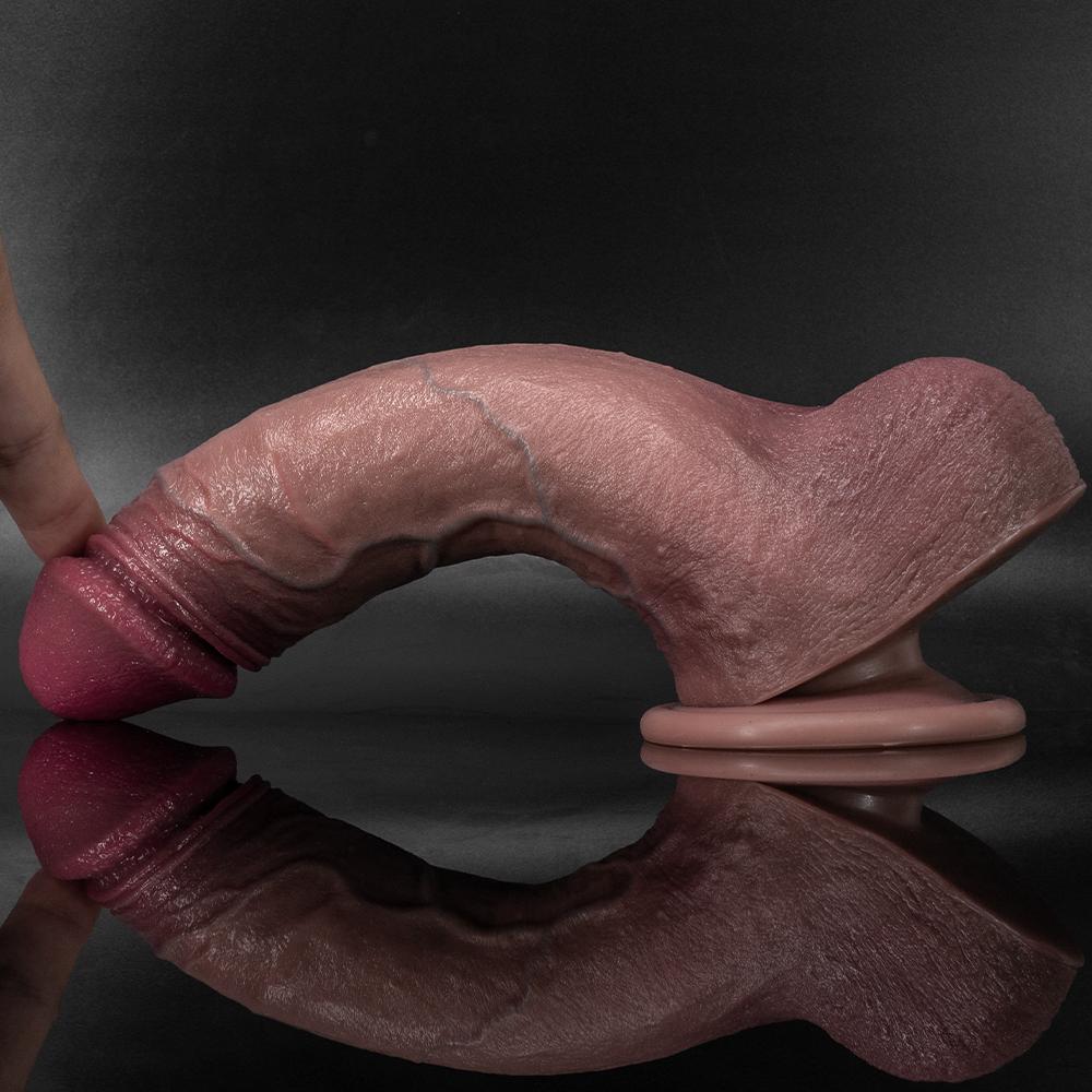RealFeel UltraSoft Dildo Doppio Liquido Silicone Pene Artificiale Trucco Masturbatore Femminile Spesso Lungo Vacanza Pene Forniture Sessuali per Adulti per Donne