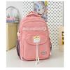New Junior and Senior High School Students' New Lightweight and Lovely High Value and Large Capacity Multifunctional Backpack with Contrasting Colors.