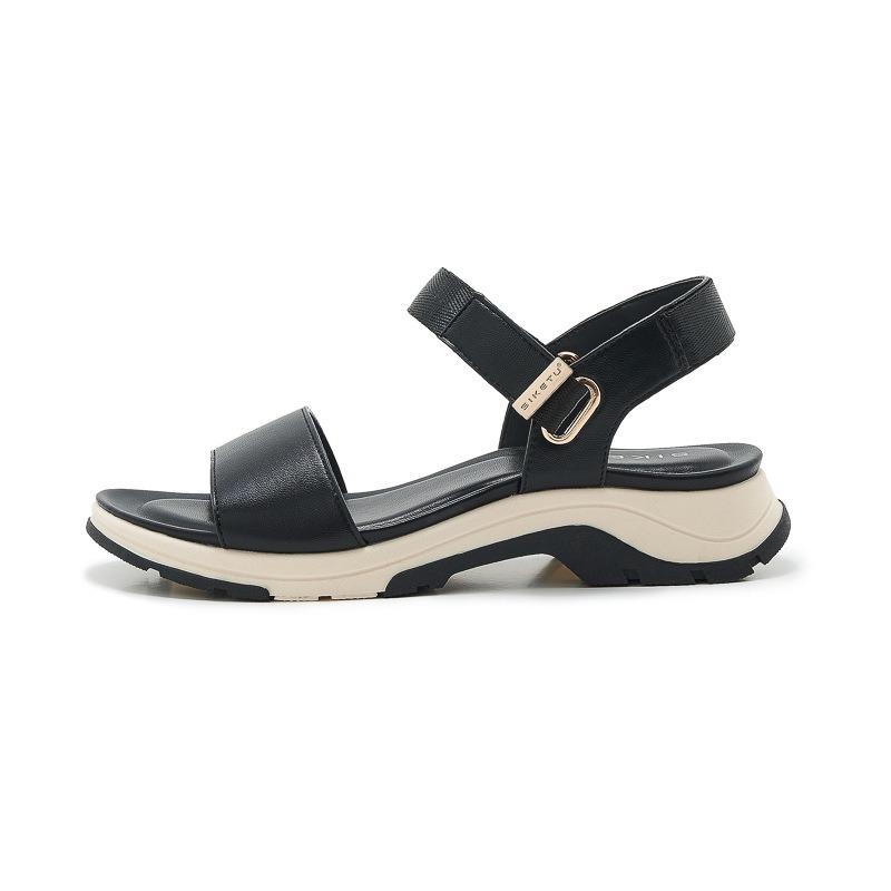 2025 Summer Shoes Women Sandals Summer Holiday Thick Sole Fashion Brand Ladies Sandals Non-slip Pink Black Plus Size 41