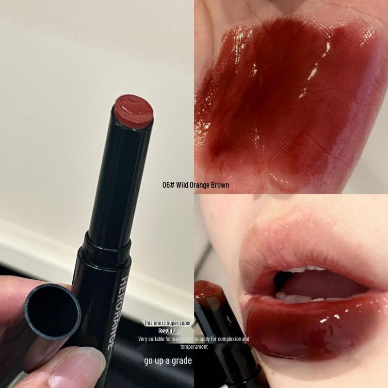 HERORANGE Гелевый блеск для губ с зеркальным сиянием - Увлажняющий, увеличивающий объем корейский твердый блеск для губ