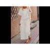 Summer Solid Color Wide-leg Trousers Suit Casual Temperament Two-piece Set for Women