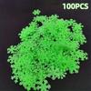 50/100PCS Luminescent Snowflake Wall Stickers, Mini Christmas Snowflake Luminous Wall Decoration Suitable For Home Bedroom Baby Room Decoration