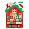 Handmade Christmas Advent Calendar DIY Santa Hanging Advent Calendar  Home Wall Decor