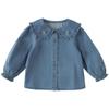 DAVE & BELLA Girls' Denim Shirt