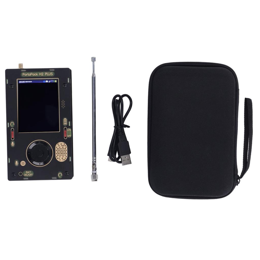 Portable Radio Transceiver 3.2in LCD Touch Screen High Sensitivity 1MHz?6GHz SDR Transceiver with