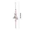 Stylish Jellyfish Wind Chime Glass Pendant Phone Decoration Portable Accessory for Nature Inspire Aesthetics Wear