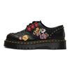 Dr. Martens 1461 Bex Series 3 Leather Studded Embroidered Casual Shoes Women Casual Shoes Black 24073001