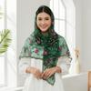 Ethnic Style Boho Sheer Shawl Breathable Long Lace Scarf Outdoor Wedding