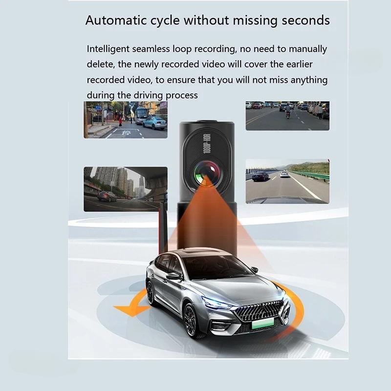 Brand New High-definition Dashcam with Wireless WiFi and Smartphone Connectivity, Featuring Night Vision