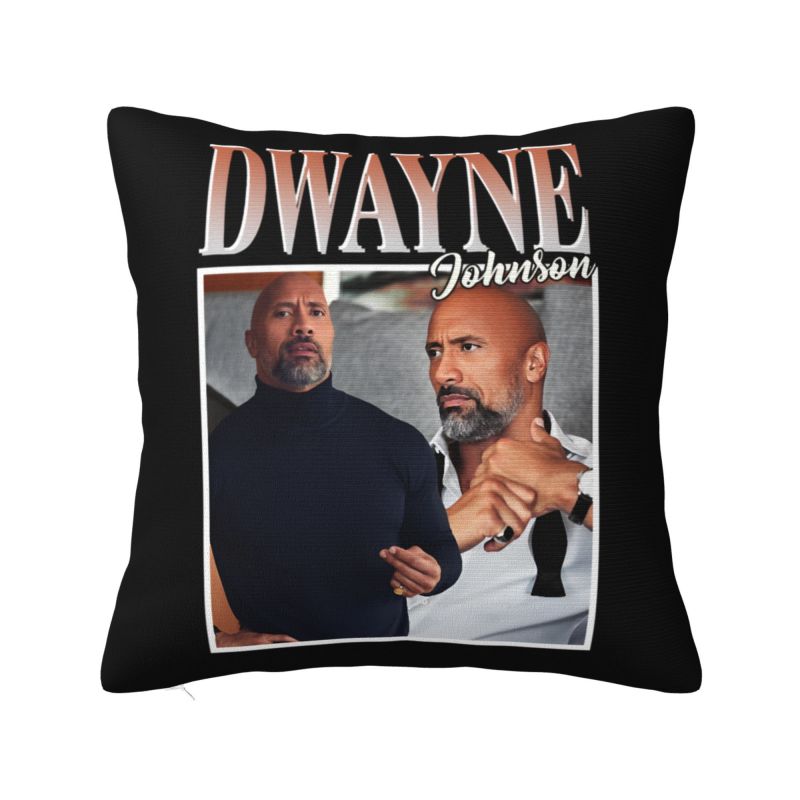 Dwayne The Rock Johnson Collage Cushion Cover X Cm Polyester Soft Throw Pillow Case For Sofa Home Decoration Pillowcase