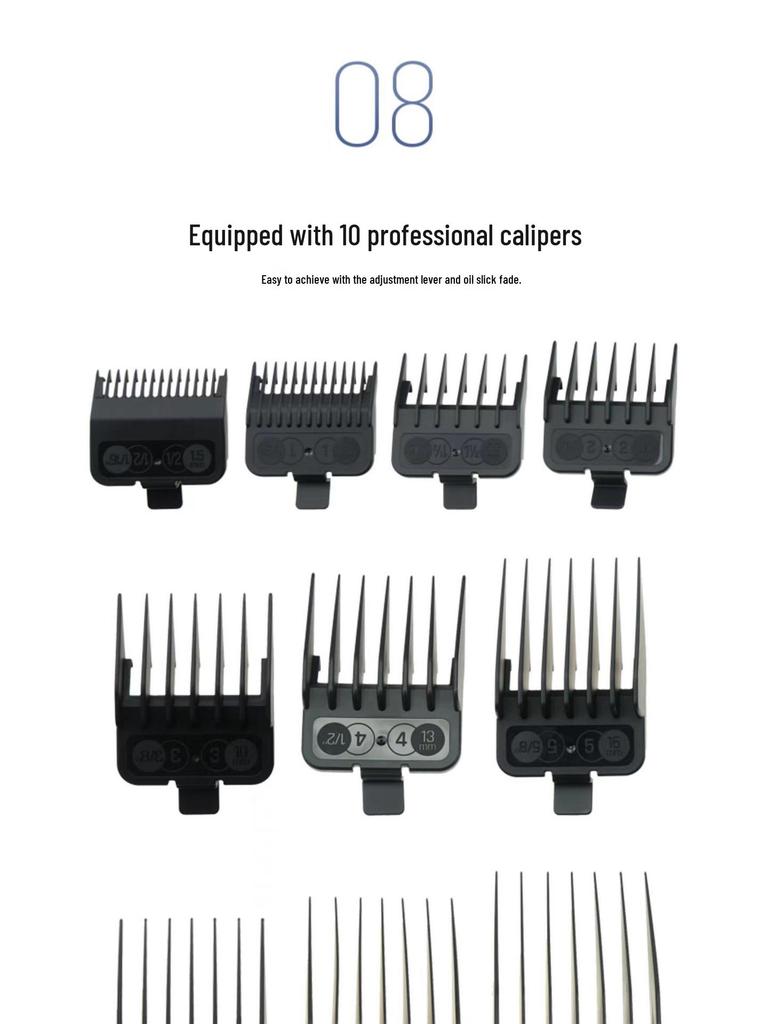 JRL 2020C Electric Hair Clipper Set: All-New Oil Head & Carving Clippers.