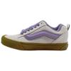 Knu Skool Gum Silver Lining Versatile Comfortable Skate Shoes Unisex Sneaker Gray Purple VN000D6ZFTY