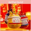 Head Whimsical Dragon Hat Water Sound Bell Keychain Perfect For Good Luck Enthusiasts