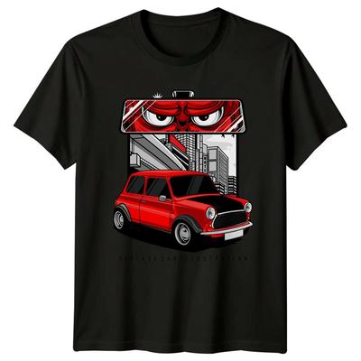 Punane Mini Cooper Klassikalised Autod Autotööstus Meeste T-särk Naiste T-särk Graafiline Top