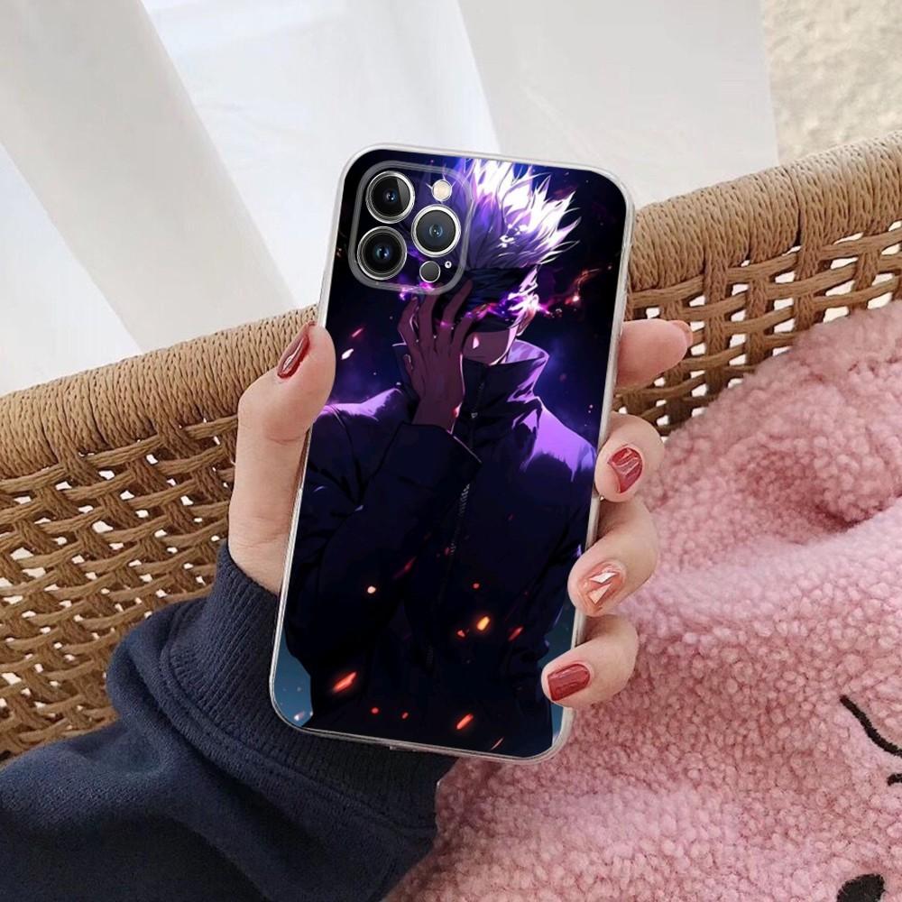 J-Jujutsu K-Kaisen G-Gojo Anime Phone Case For IPhone 16 15 14 11 12 13 Mini Pro XS Max Cover 6 7 8 Plus X Funda Shell