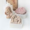 Resin Mold Silicone Texture with Prayer Pattern Candle Moulds for Table and Bedroom for Crafting Unique Table Decors