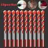 10 X Tile & Glass Multifunction Drill Bit Set For Ceramic Porcelain Masonry 6MM