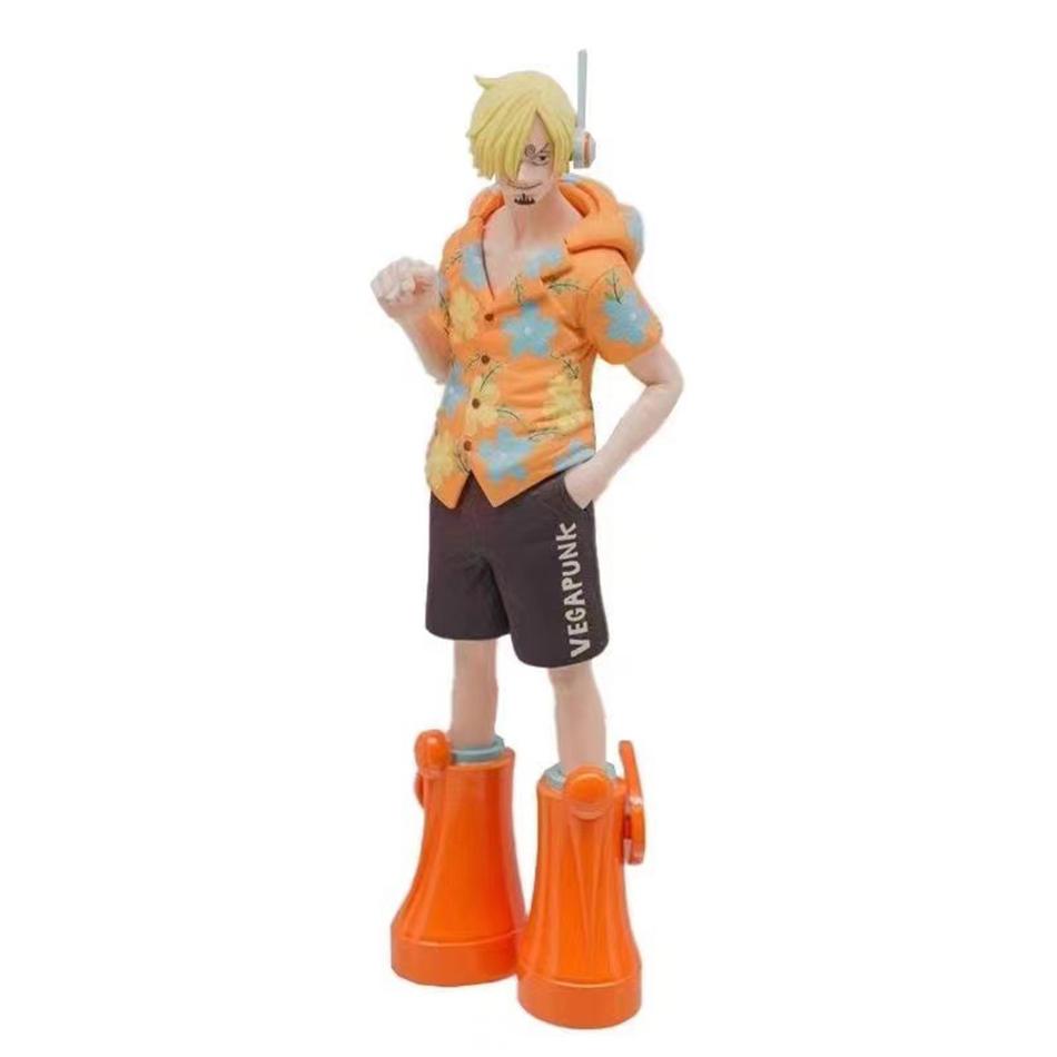 17cm One Piece Luffy Anime Figures Monkey D. Luffy Egg Head Island Action Figures PVC Anime Collection Model Doll Toy Kid Gift