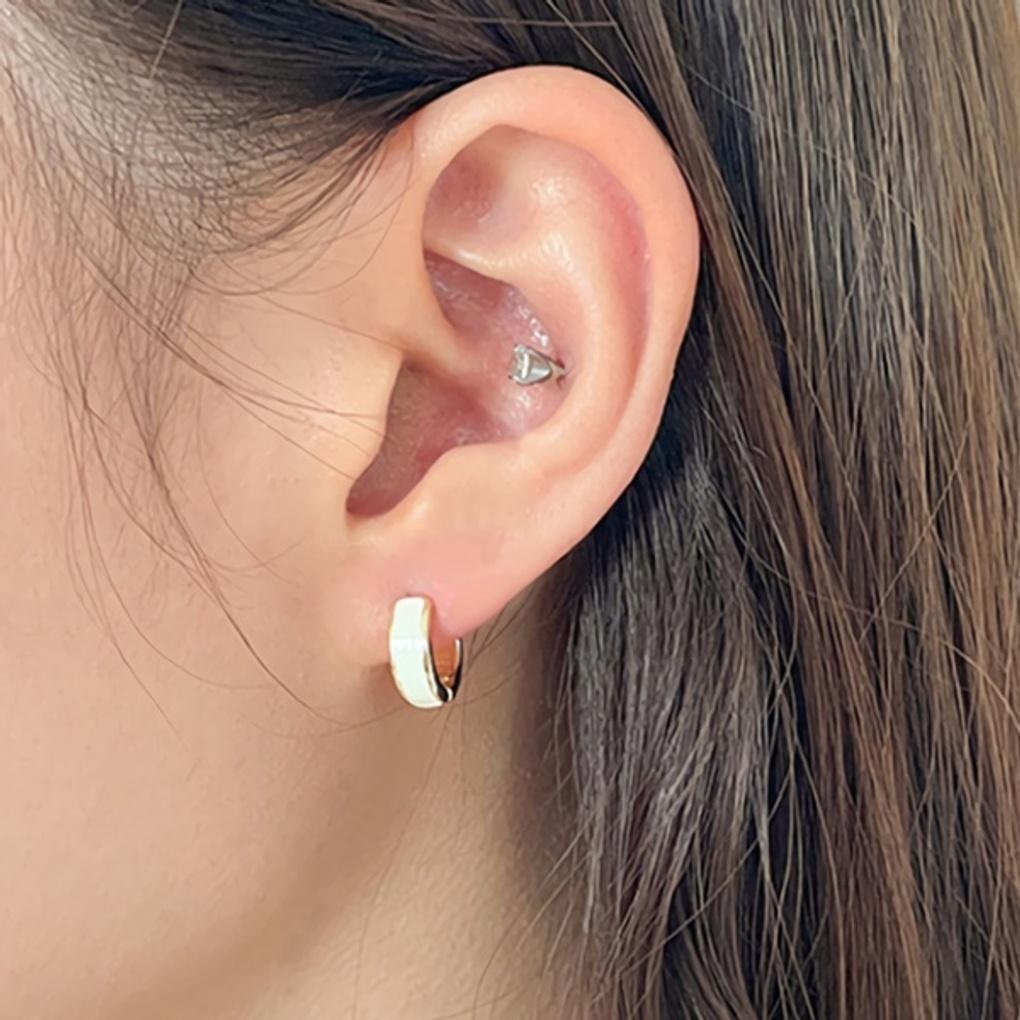 

Women s Daily Wendy White Line Ring Earrings