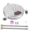 15'' Pressure Washer Surface Cleaner Home Floor Cleaning Equipment 4000PSI with 3 Wheel Flat