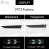 For Tesla Model 3 Y 2017- PPF Blackened Headlight Taillight Foglight Protective Film Modification Black Color Changing Films