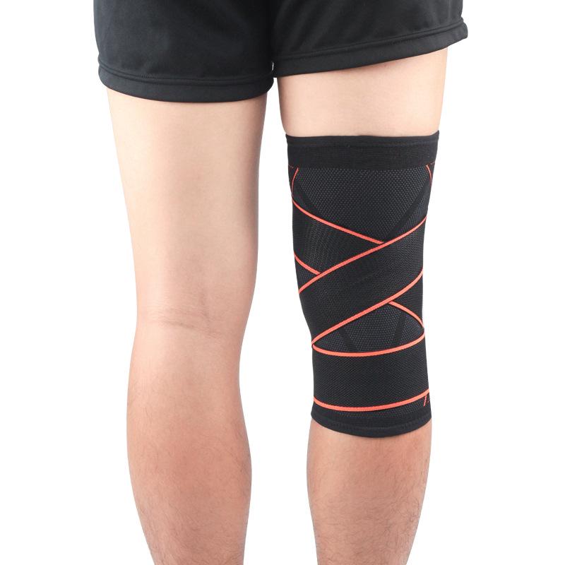 Anti-Slip Compression Knee Pads for Summer Sports: Knitted, Elastic, Protective Leg Sleeves for Fitness, Basketball, Squats, and Hiking.