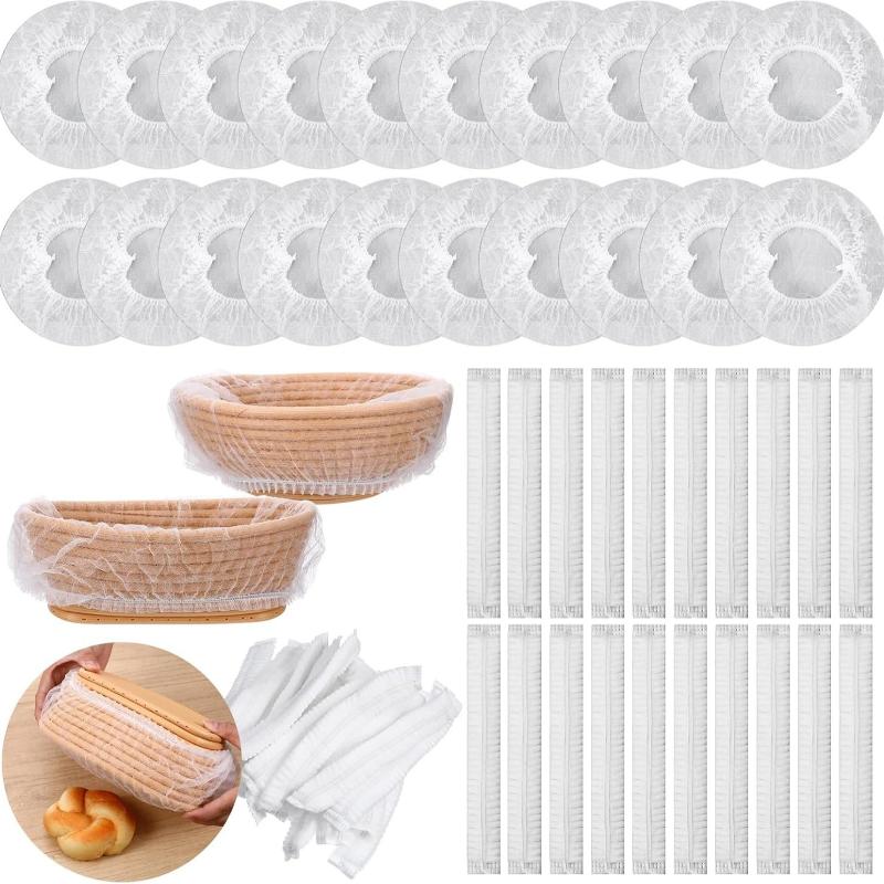 10-50 Pcs BPA Free Disposable Bread Proofing Basket Liners Food Safe Non-Stick for Home Kitchen Baking Enthusiasts