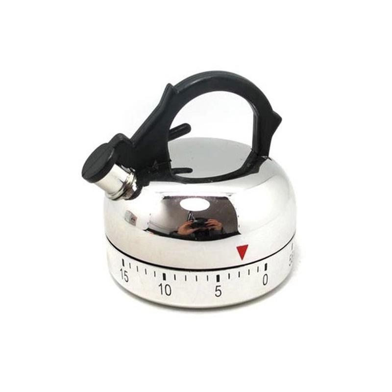 

1-60 Minutes Adjustable Kitchen Timers Mechanical Stainless Steel Mini Cooking Timer with Bell Alarm for Baking Cooking