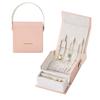 PU Leather Jewelry Packing Bag Hand-Held Jewelry Display Box Fashion Earrings Storage Case  Gift