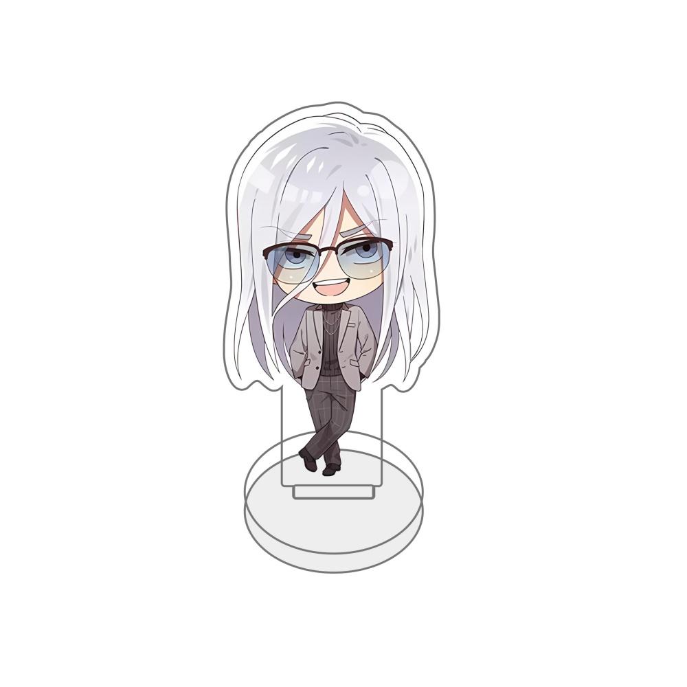 Anime Katekyo Hitman Reborn Acrylic Stand Figure Key Sawada Tsunayoshi Hibari Kyoya Vongola 10cm Model Plate Desk Decor Gift Key