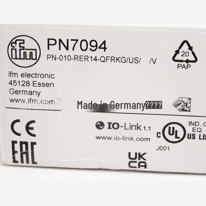 Brand New Original IFM Pressure Sensor with Display (PN7094)