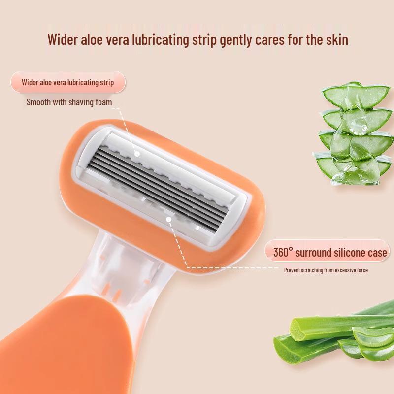 Women's Shaving Razor: Ideal for underarm, leg, and private area hair removal.