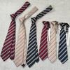 Cravatta a Righe JK alla Moda Cravatta Regolabile Accessorio per Collo per Donne Uomini Adolescenti Accessori per Uniformi Aziendali e Scolastiche