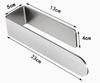 Stainless Steel Towel Bar Holder with Hooks, Wall Mounted Bathroom Hand Towel Rack, Multi-Purpose Robe Hook Rack