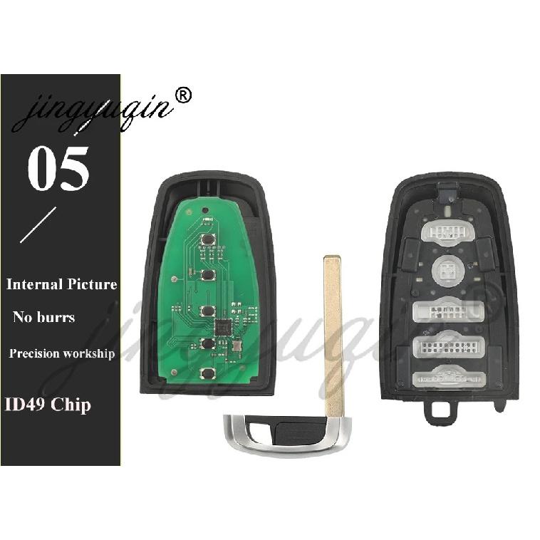 jingyuqin 433.92/434/868/902Mhz Remote Car Key For Ford Edge Explorer Expedition Fusion Mondeo F150 F250 Mustang Smart Keyless