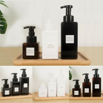1PC PETG Plastic Foaming Soap Dispenser Lotion Shampoo Pump Bottle 250/450/650ML