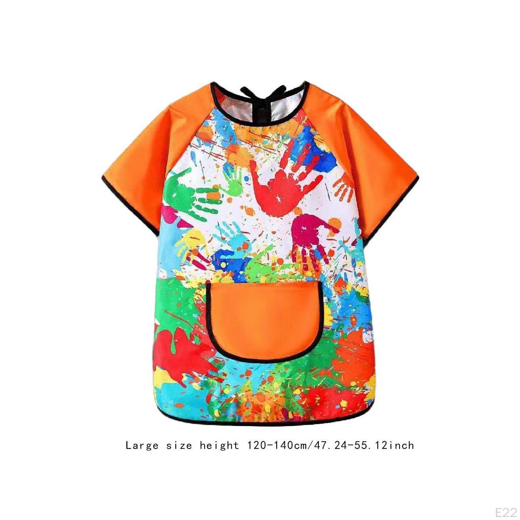 Art Smock for Kids with Short Sleeves Various Activities