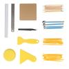 30Pcs Clay Sculpture Tool Carving Knife Drill Pen Indentation Stick Pottery Shaping Utensil