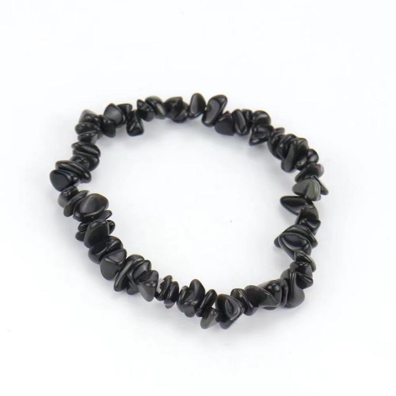 Natural Stone Stretchable Crystal Gravel Bracelet