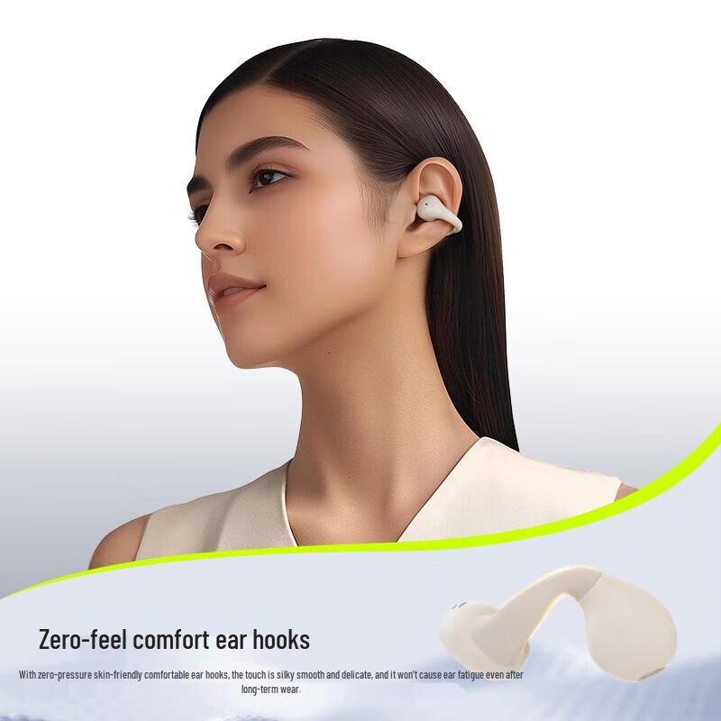 Lanston Bone Conduction Open-Ear Clip True Wireless Earbuds