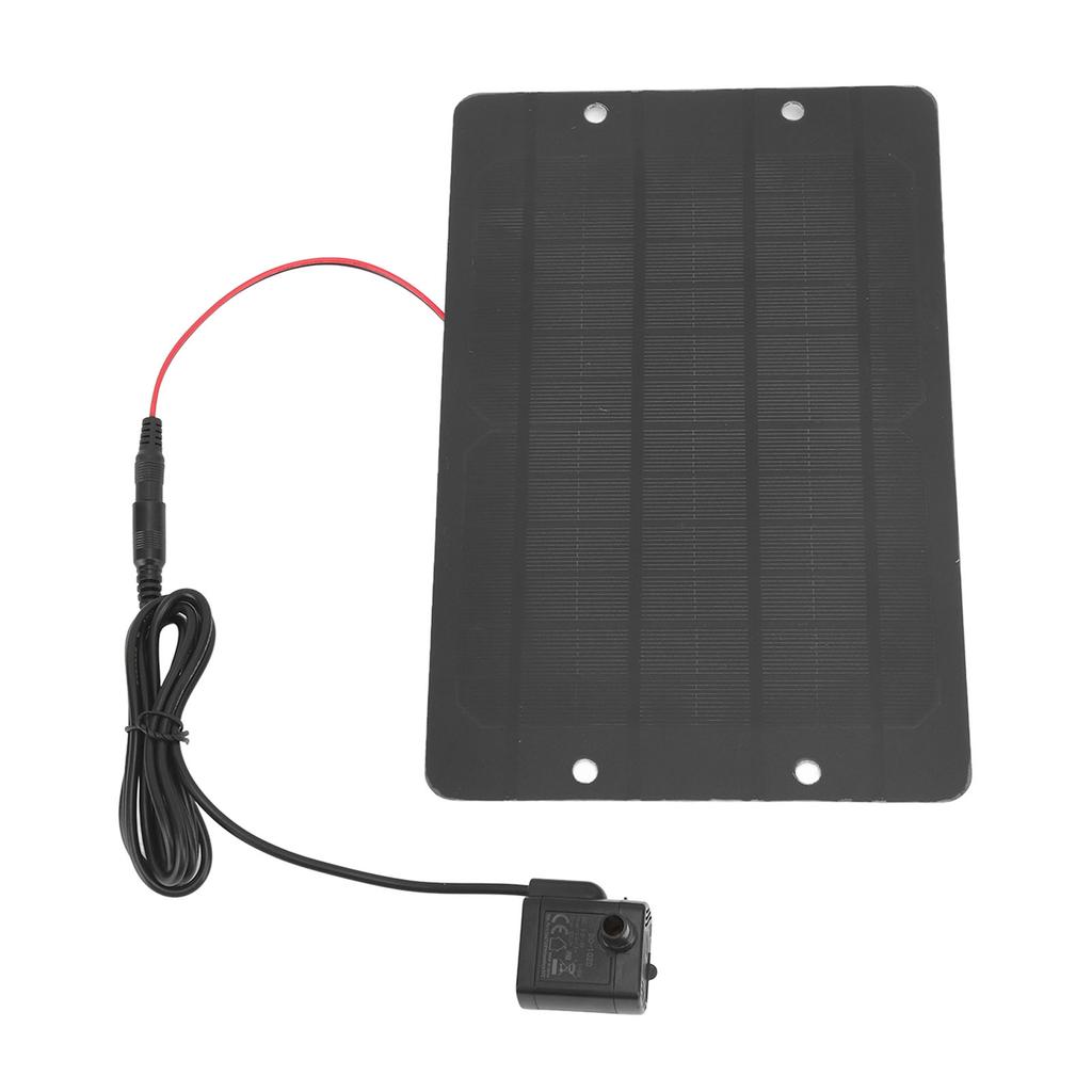 Solar Fountain Kit 6V 10W Monocrystalline Silicon Solar Panel Water Pump Bird Bath Fountain for