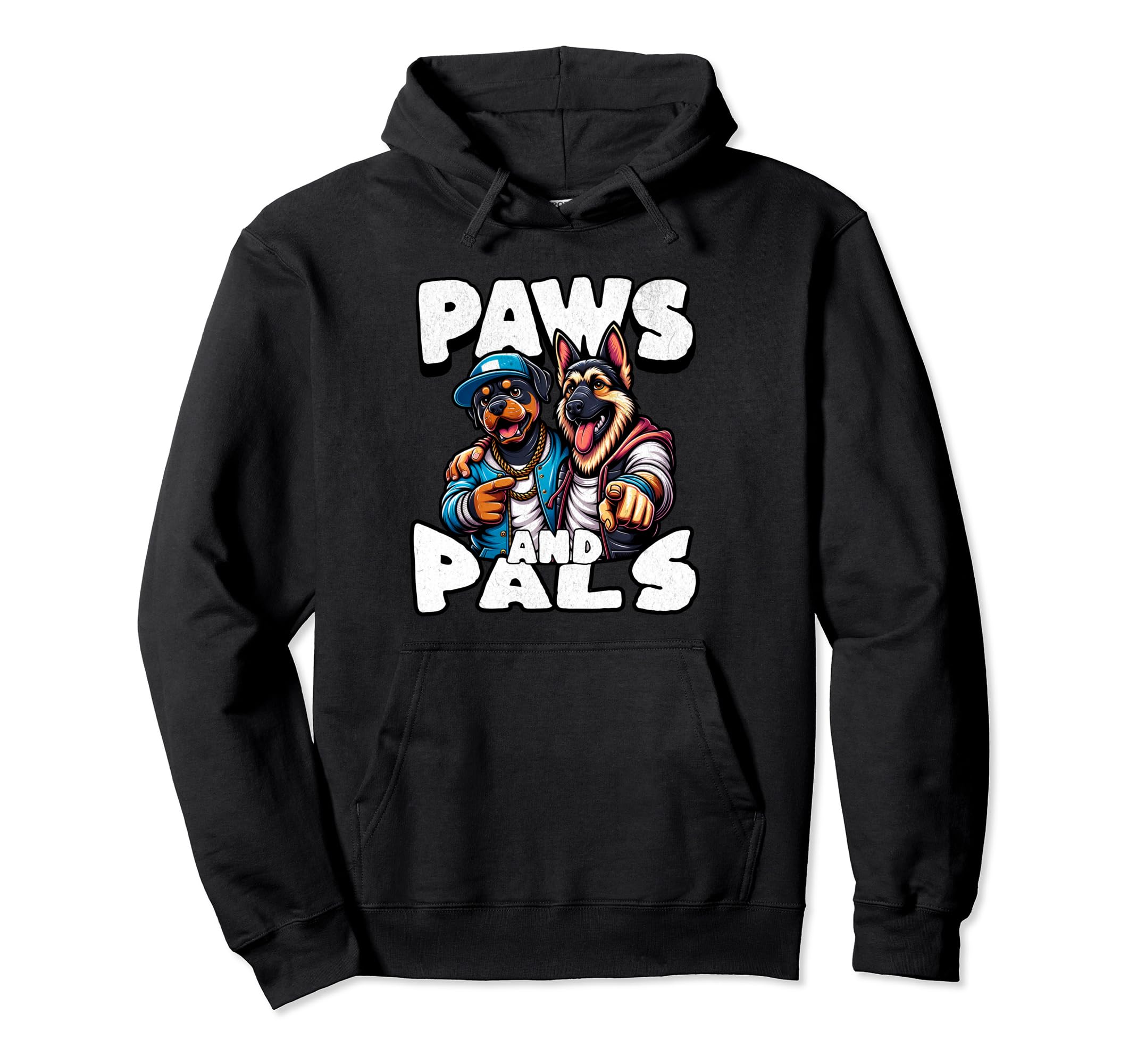 

Paws and Pals Dog Duo - Cute Rapper Dog Hoodie