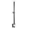 Telescopic Phone Stand with Strong Clamp for Live Broadcasts and Overhead Food Photography, Includes Fill Light