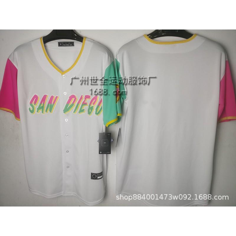 Unisex Baseball Jersey Shirt With Number Embroidery MLB Style Cotton Blend Sportswear Men Women Fall